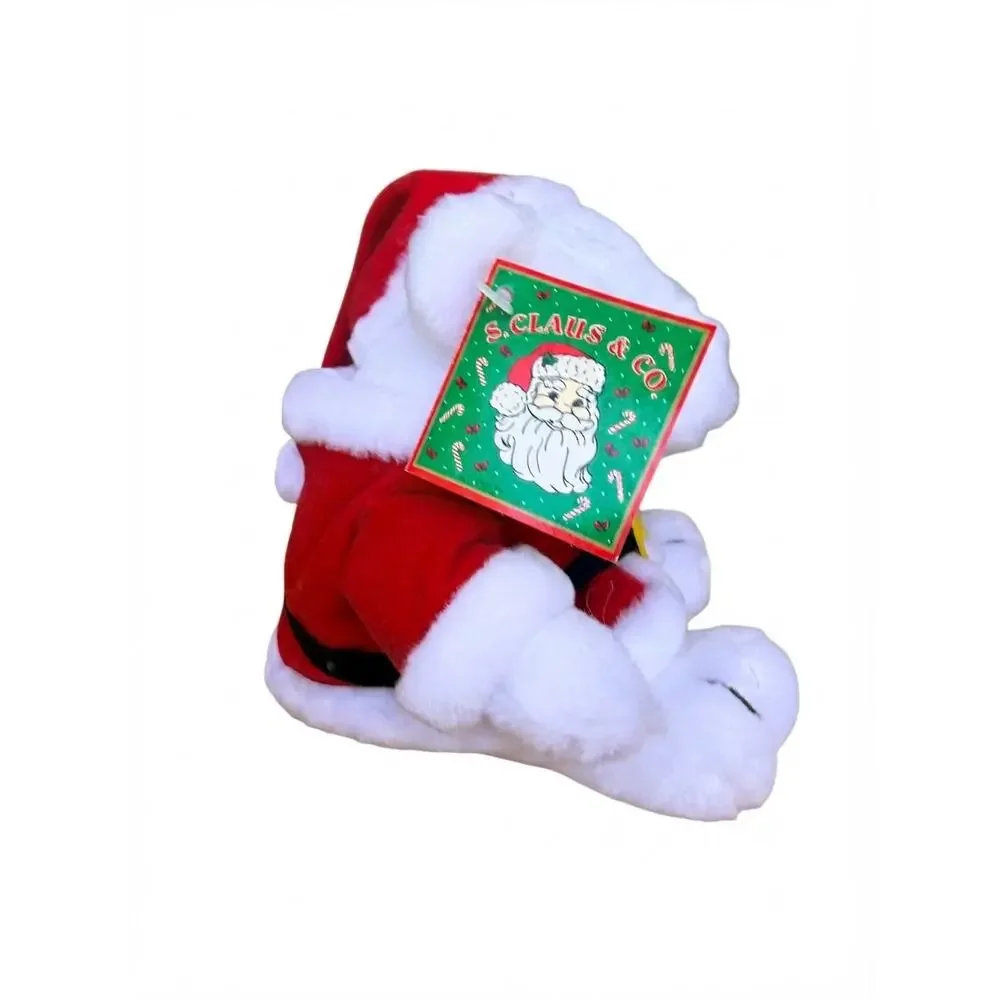 Vintage S. Claus & Co. Santa Plush, Collectible Holiday Decor with Original Tag